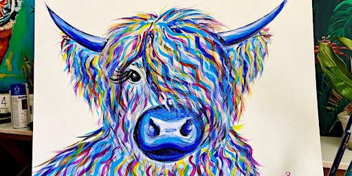 Imagem principal de Pub Painting - Tabard, Rotherham - ‘Highland Cow'