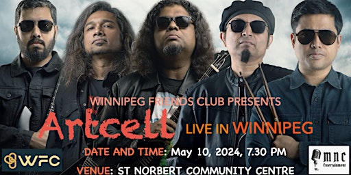 Primaire afbeelding van Artcell: Live in Winnipeg - 25 Year Anniversary Tour