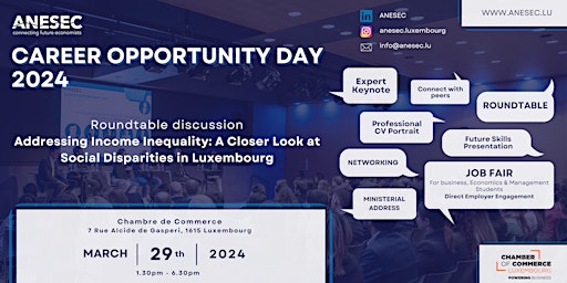 Imagem principal do evento ANESEC Career Opportunity Day 2024