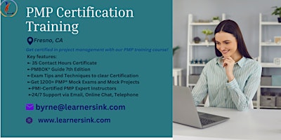 4 Day PMP Classroom Training Course in Fresno, CA primary image