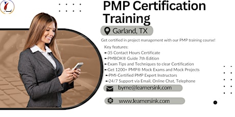 4 Day PMP Classroom Training Course in Garland, TX