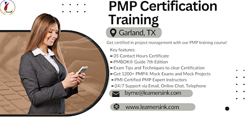 Hauptbild für 4 Day PMP Classroom Training Course in Garland, TX