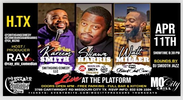 The Platform Presents Kareem Smith Shawn Harris and Walt Miller for Pressure Thursdays Comedy Show primary image