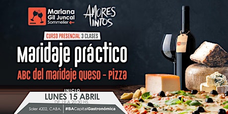 Curso maridaje práctico  en Amores Tintos