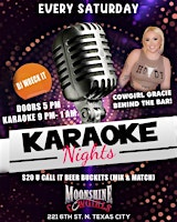 Imagem principal do evento Karaoke Night with Booze, Pool, Darts, Moonshine & Scenic Views!