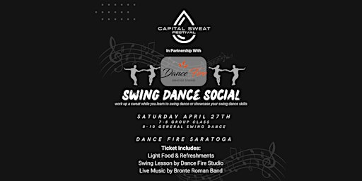 Immagine principale di Capital Sweat Fest's Swing Dance Social (1940s Theme) 