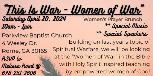 Imagem principal do evento "THIS IS WAR! - WOMEN OF WAR"