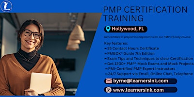 4 Day PMP Classroom Training Course in Hollywood, FL  primärbild