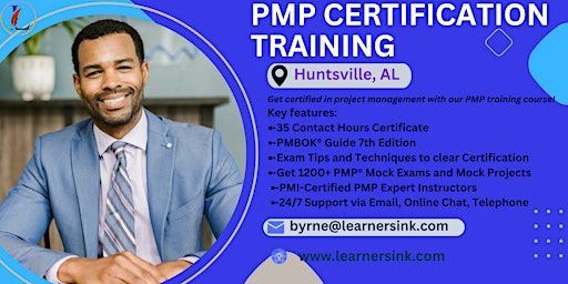 4 Day PMP Classroom Training Course in Huntsville, AL primary image