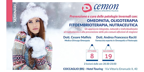 BRESCIA Coccaglio - Prevenzione e cura delle patologie invernali con: OMEOP...