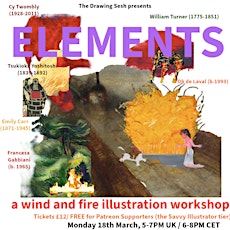 ELEMENTS,  a wind and fire illustration workshop primary image