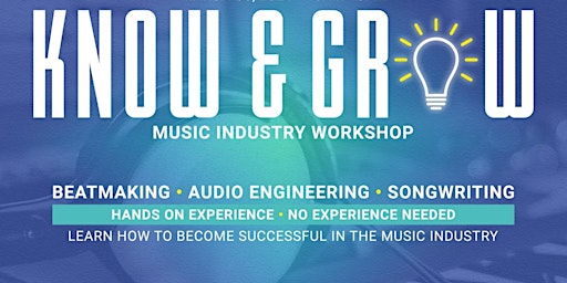 Imagem principal do evento Beats X Books: Know & Grow Music Industry Workshop