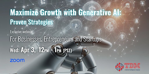 Immagine principale di Maximize Growth with Generative AI: Proven Strategies 