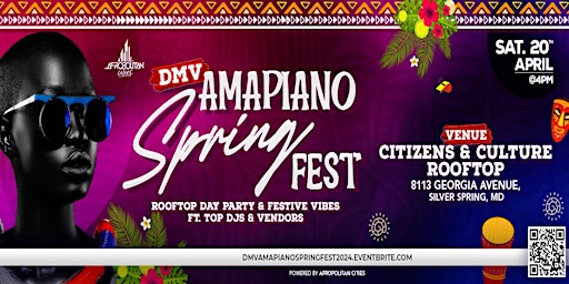 Image principale de Amapiano Spring Fest  - The Clash of South & West African Culture
