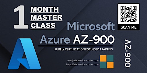 Primaire afbeelding van 1 Month Azure Az 900 Certification Training , Online and CLASS ROOM