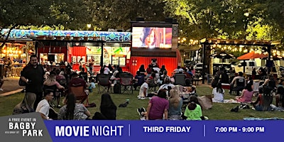 Primaire afbeelding van Movie Night at Bagby Park