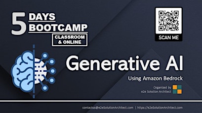 5 Day Generative AI Bootcamp for IT Professionals , Online and CLASS ROOM