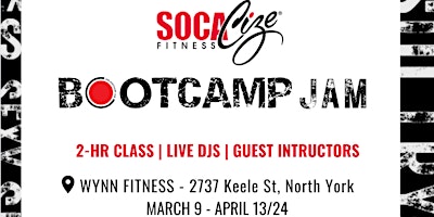 Socacize Bootcamp Jam - March 9 - April 13/24 primary image