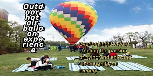 Outdoor hot air balloon experience  primärbild