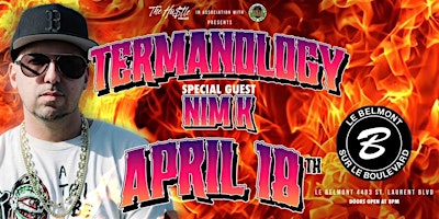 Termanology Live In Montreal April 18! primary image