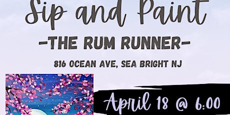 Rum Runner Sip and Paint