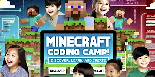 Minecraft Magic: June Holidays Coding Workshop for Kids Aged 7-10 primary image