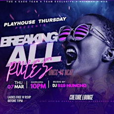 Imagen principal de Breaking All Rules | Playhouse Thursdays
