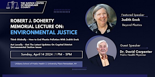 Robert J. Doherty Memorial Lecture on Environmental Justice primary image