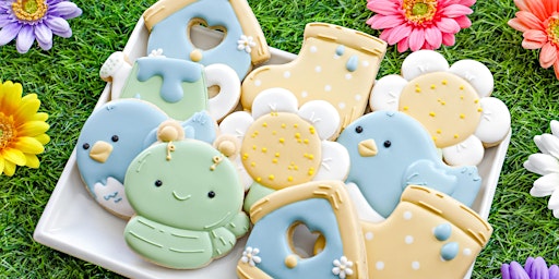 Primaire afbeelding van 10:00 am - "Spring Fun"  Sugar Cookie Decorating Class at Humble Stitch