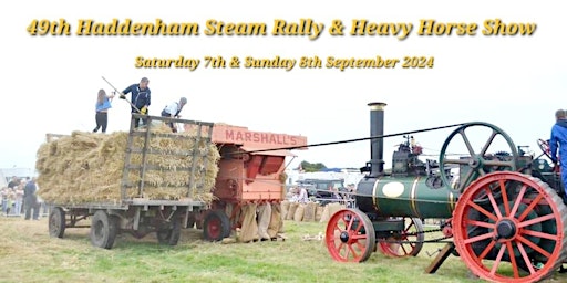 Camping at 49th Haddenham Steam Rally & Heavy Hors  primärbild