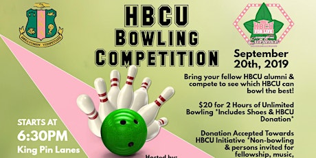 HBCU Bowling Competition primary image