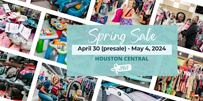 JBF Houston Central SPRING 2024 Sale - FREE & PAID TICKETS  primärbild