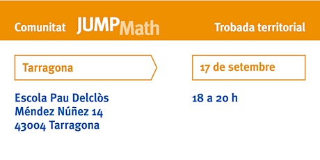 Imagen principal de Trobada Territorial JUMP Math a Tarragona