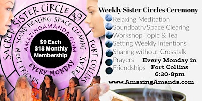 Every Monday Sacred Sister Circle primary image