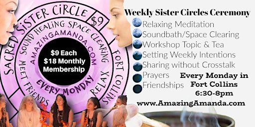 Imagem principal do evento Weekly Sacred Sister Circle