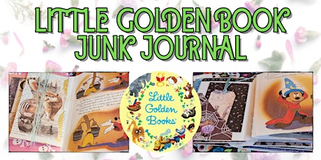 Imagem principal do evento Little Golden Book Junk Journal: Build and Bind