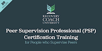 Primaire afbeelding van 20 Hr. Peer Supervision Professional Certification Training (May 2024)