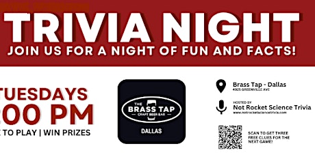 The Brass Tap Dallas Trivia Night