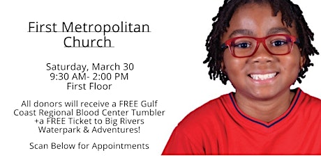 First Metropolitan Church - Annual Spring Blood Drive