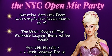 Karma Comes Before the NYC Open Mic Party!!!