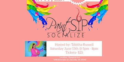 Imagem principal do evento SIP, PAINT & SOCIALIZE