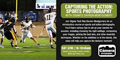 Capturing the Action: Sports Photography with Sigma's Davren Montgomery primary image