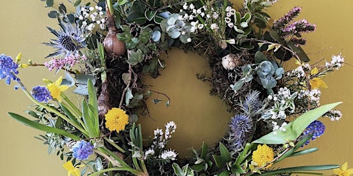 Spring Living Wreath Making Workshop Hove primary image