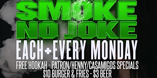 Free hookah Monday at cru! $150 bottles, free hookah, free vip tables primary image