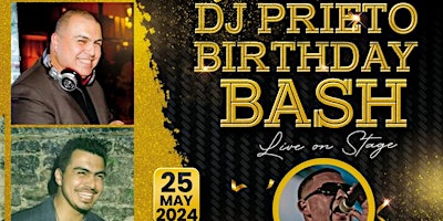 Image principale de DJ Prieto BDay Bash Live Salsa Saturday: Papo Santiago Orq on stage!