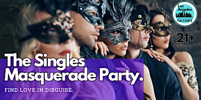 Primaire afbeelding van Love in Disguise !! Masquerade Singles Party at Weary Livers