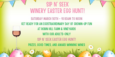 SIP N' SEEK ADULT EASTER EGG HUNT