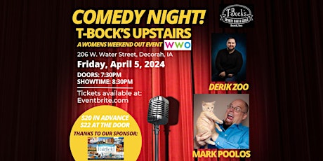 Comedy Night at T-Bock's Upstairs!