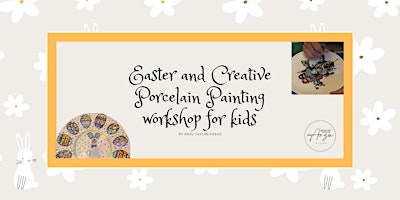 Imagen principal de Easter and Creative Porcelain Painting Workshop for kids  Age 6-14