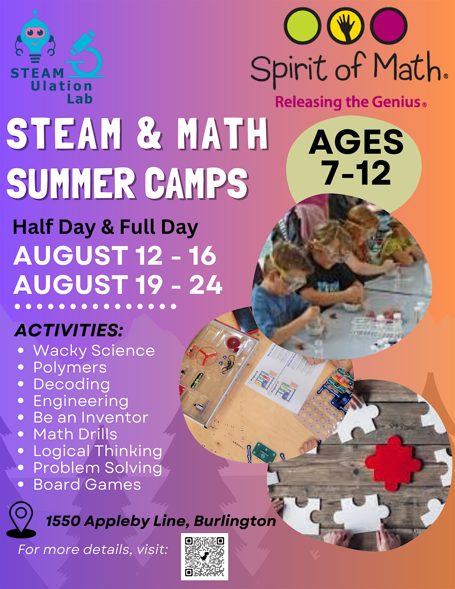 STEAM & Math Summer Camps